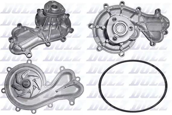 Водяной насос VW AMAROK, PORSCHE MACAN, AUDI Q7, DOLZ (A227) | Зображення 3