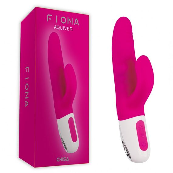 Вибратор кролик Chisa Fiona Royal Scepter с фрикциями, розовый Sex Aura