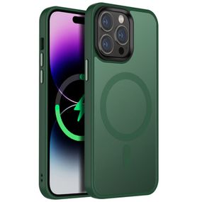 Чохол Ummi Colorful with Magnetic Fit для Apple iPhone 12 Pro Max (6.7") Зелений / Dark Green
