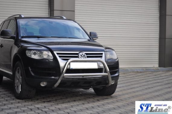 Кенгурятник WT005 Colt (нерж) для Volkswagen Touareg 2002-2010 рр | Зображення 3