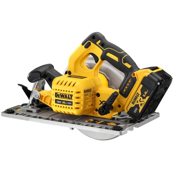 Пила дисковая аккумуляторная бесщёточная 184-16мм DeWALT DCS572NT | Зображення 1