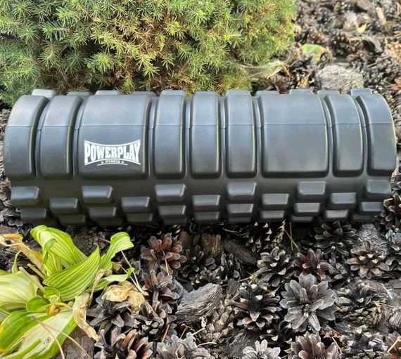 Масажний ролик (роллер) Паверплей 4025 Massage Roller Чорний (33x14см.) | Зображення 7
