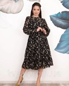 Плаття для жінок колір чорний розмір L FI_008411