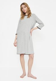 Нічна сорочка для жінок сірий меланж, 2XL