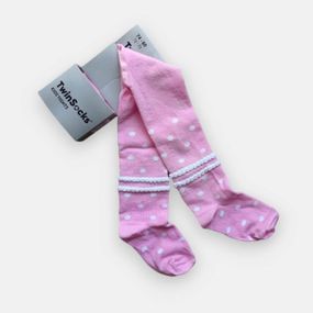 Колготки детские  для девочки в горох TwinSocks 98-104.