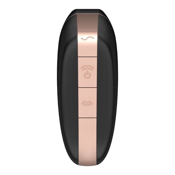 Вакуумний кліторальний стимулятор Satisfyer Love Triangle Black з керуванням через інтернет | Зображення 4