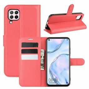 Чохол книжка з кишенями для карт на Xiaomi Redmi 9C / Redmi 10A колір Червоний