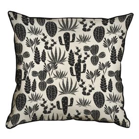Подушка с мешковины Кактусы 45x45 см (45PHB_TFL002_BL)