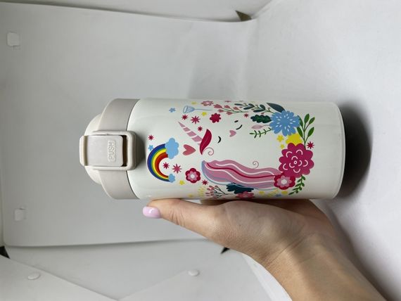 Термокружка vacuum insulation  cup unicorn  400 мл (единоріг)) | Зображення 1