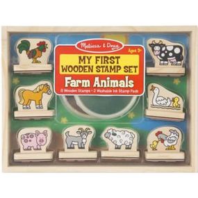 Набор для творчества Melissa&amp;Doug Мои первые штампы Животные фермы (MD12390)