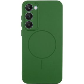 Чохол Silicone Cover Lakshmi Full Camera (AA) with Magnetic Fit для Xiaomi Redmi 15 (EU) Зелений / Dark green