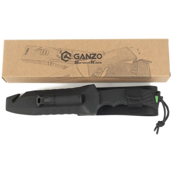 Ніж Ganzo G8012V2-BK чорний (G8012V2-BK) з паракордом | Зображення 6