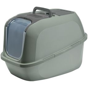 Moderna Mega Deluxe туалет закрыт для кошек, 66 см х 47 см х 46 см, зеленый