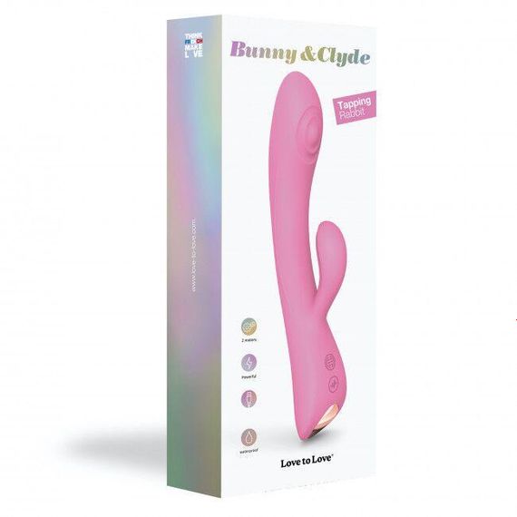 Вібратор-кролик зі спрямованим масажем точки G - Love To Love Bunny&Clyde - Pink Passion sexstyle | Зображення 2