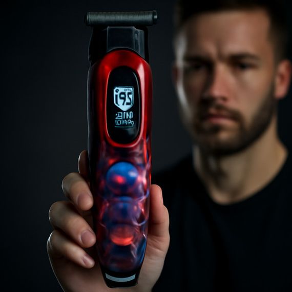 Тример V-260 Red, 3 насадки, акумулятор 2000mAh, 9000 RPM, LED-дисплей (46073-V-260 RED_923) | Зображення 3