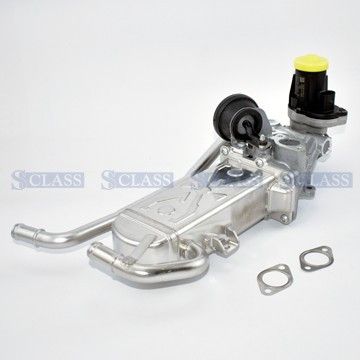 Клапан EGR с радиатором Skoda Fabia/Rapid / VW Polo 1.6 TDI 09-, Wahler, 710862D,
