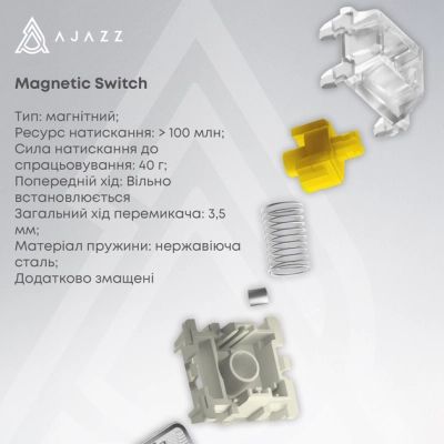 Клавиатура Ajazz AK680 MAX (8+8K) Magnetic Switch RGB Wireless/Bluetooth/USB Black (AK680-M-BGY-A) | Зображення 3