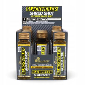 Предтренировочный комплекс Blackweiler Shred Shot (цитрус-пунш) 9x60ml