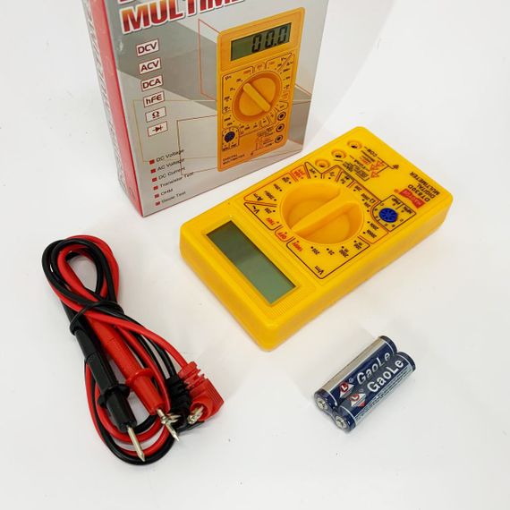 Мультиметр HAOYUE DT830D yellow | Зображення 4