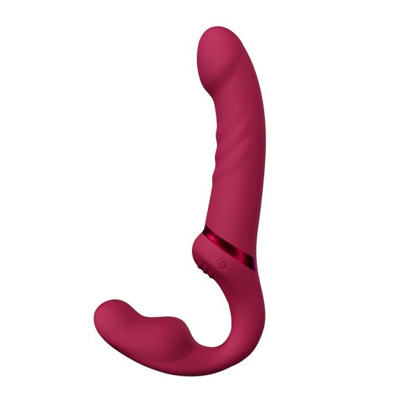 Безремінний смарт-страпон Lovense Lapis vibrating strapless strap-on, 3 мотори Sex Aura | Зображення 1