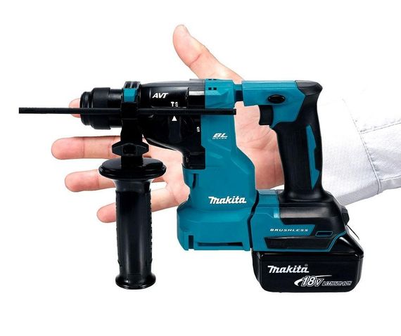 Перфоратор акумуляторний Makita DHR183Z (1.7 Дж, SDS-PLUS, BL, LXT, без акумулятора та зарядного пристрою) | Зображення 1