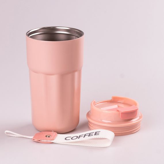 Термокружка з нержавіючої сталі 450 мл Рожевий HP153P | Зображення 2