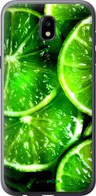 Чохол на Samsung Galaxy J5 J530 (2017) Зелені часточки лимона "852t-795-2448"