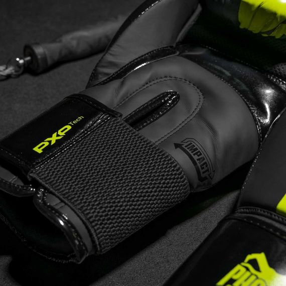 Боксерські рукавиці Phantom APEX Elastic Neon Black/Yellow 16 унцій | Зображення 5