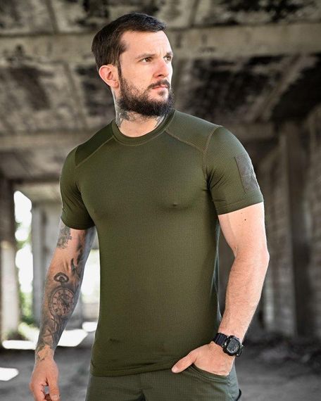 Тактична вологовідвідна футболка samuray Cooltuch oliva