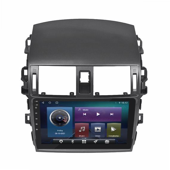 Штатная магнитола Lesko для Toyota Corolla X (E140 E150) 2006-2012 экран 9" 4/64Gb/ 4G/ Wi-Fi/ CarPlay Premium | Зображення 1