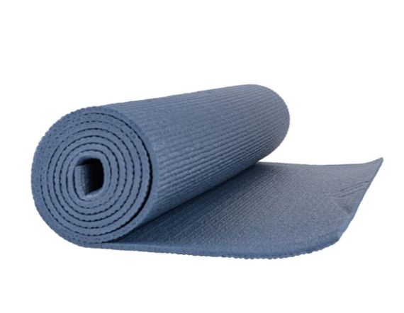 Килимок для йоги та фітнесу PowerPlay 4010 PVC Yoga Mat Темно-синій (173x61x0.6) (PP_4010_Navy_(173*0,6)) | Зображення 7