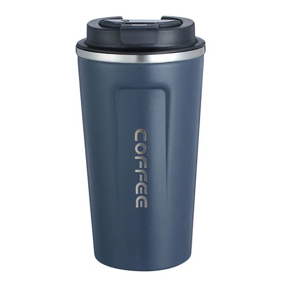 Термокружка Coffee  с датчиком температуры 380 мл синяя HPGM5821BL