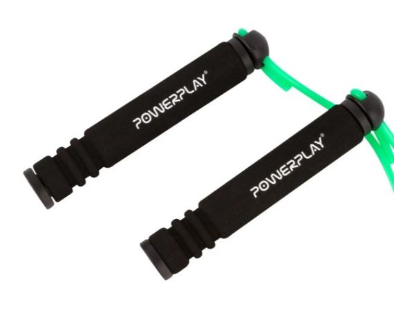 Скакалка PowerPlay 4205 Classic Plus Jump Rope Зелена 2,7 м (PP_4205_Green) | Зображення 3