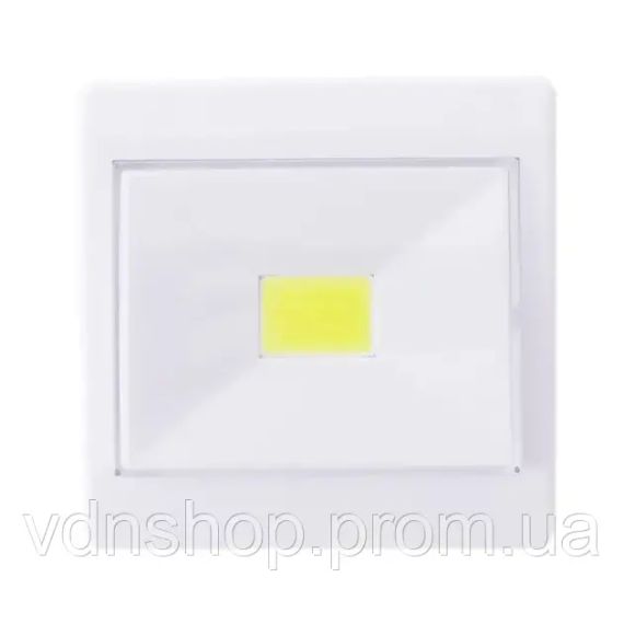 Фонарик настенный на магните HY-801 COB пластик