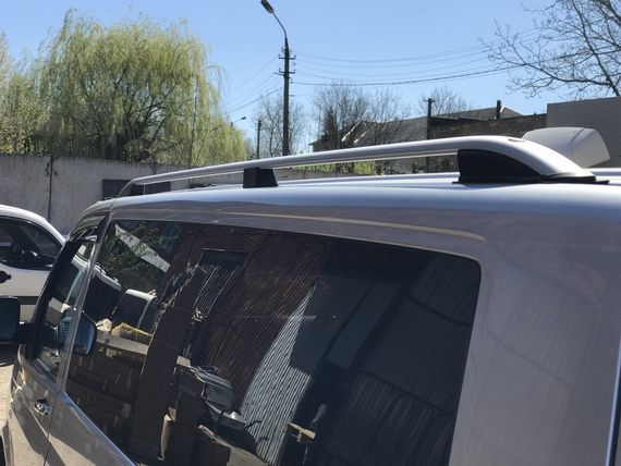 Рейлінги CROWN (сірий мат) Довга база для Volkswagen T5 Caravelle 2004-2010 років | Зображення 7