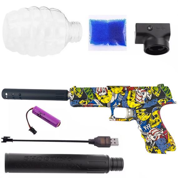 Пістолет на гідрогелевих кульках (орбізах) Glokk Colorful | Зображення 2