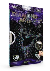 Набір творчої творчості "DIAMOND ART" DAR-01 Danko Toys Балерина Вид 1