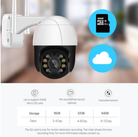 Зовнішня IP камера Anbiux Ai08 5MP Outdoor WiFi PTZ UHD поворотна | Зображення 4