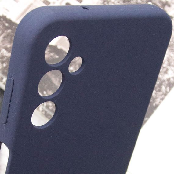 Чохол Silicone Cover Lakshmi Full Camera (AAA) для Samsung Galaxy A15 4G/5G / M15 5G Темно-синій / Midnight blue | Зображення 5