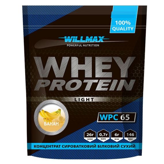 Сироватковий протеїн Willmax Whey Protein Light 65% 1 кг