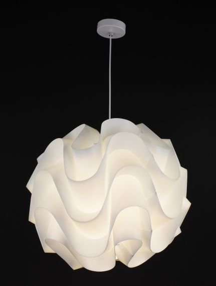 Люстра підвісна на 1 лампочку 27628 Білий 55-200х50х50 см.