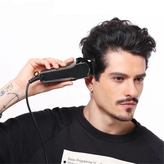 Машинка для стрижки VGR V-130 провідна професійна з насадками для окантовки триммер для волосся | Зображення 2