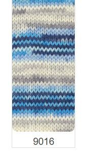 Пряжа Alize Superwash Artisan № 9016  (Алізе Супервош Артісан) – 75% вовна, 25% поліамід, 100 г / 420 м | Зображення 1