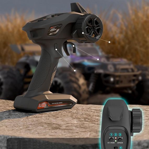 Машинка на радіокеруванні SCHE HW8807 All-terrain sports car Colorful Blue | Зображення 6