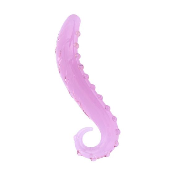 Стеклянный фаллоимитатор в форме щупальца Gildo No. 34 Tentacle Glass Dildo Sex Aura | Зображення 1