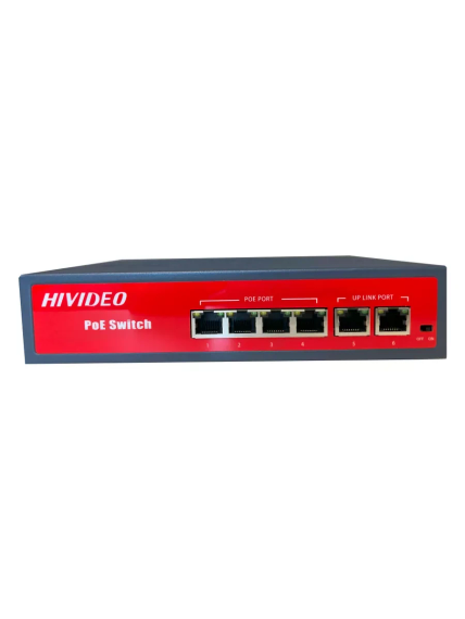 4-портовый РоЕ коммутатор HI-B04B