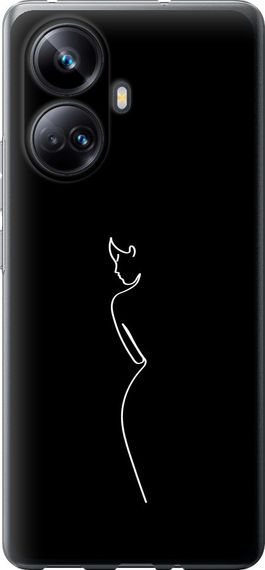 Чехол на Realme 10 Pro Plus Силуэт1 "4590u-2944-17620"