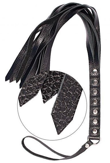 Флогер S&M Fancy Leather Floger, Black sexstyle