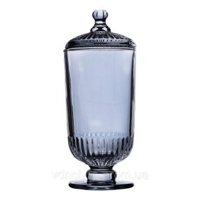 Цукерниця з кришкою скляна Ø 10 см HP-YH-18