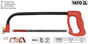 Ножівка по металу l=300 мм YATO-3163